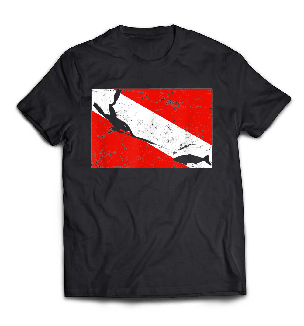 Dive Flag Spearfishing T-Shirt: A Stylish Choice for Freedivers